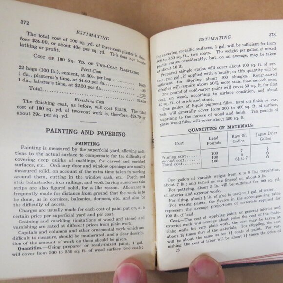 1914 ICS Building Trades Handbook HC Vintage Construction Trades - Picture 14 of 14